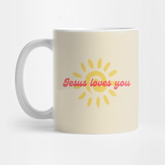 Jesus Loves You Sunshine Christian by Pacific Opal